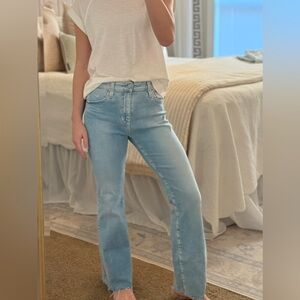 AG Adriano Goldschmied Light Wash Farrah Boot Denim